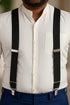 JKEL MB 01 Mens Dotted Wide Clip Braces